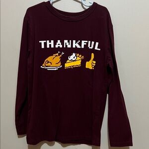 The Children’s Place Thankful Graphic Kids Shirt - Maroon